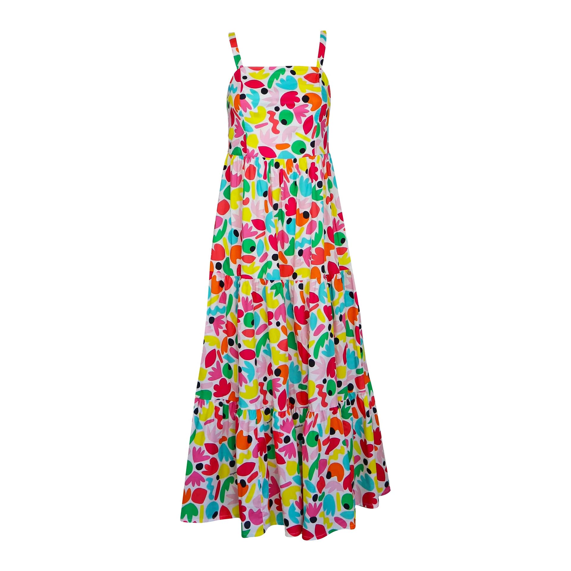 Verysimple • Kleurrijke Maxi Jurk • Xs (IT40)