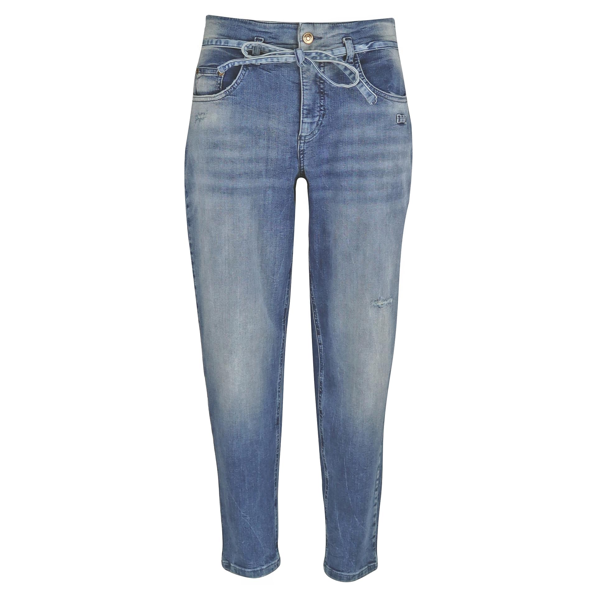 MAC • blauwe Mina jeans destroyed • 36